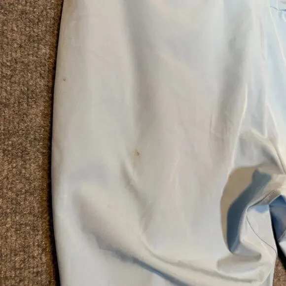 Fabletics Pants Mens‎ 40x30 Blue Performance Stretch Golf Chino Tapered Flaw - Picture 13 of 15